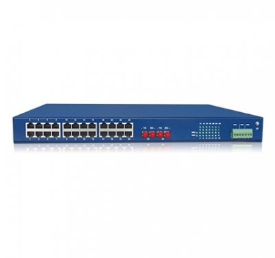 MX26C系列- 26口百兆非網管型機架式工業級以太網交換機